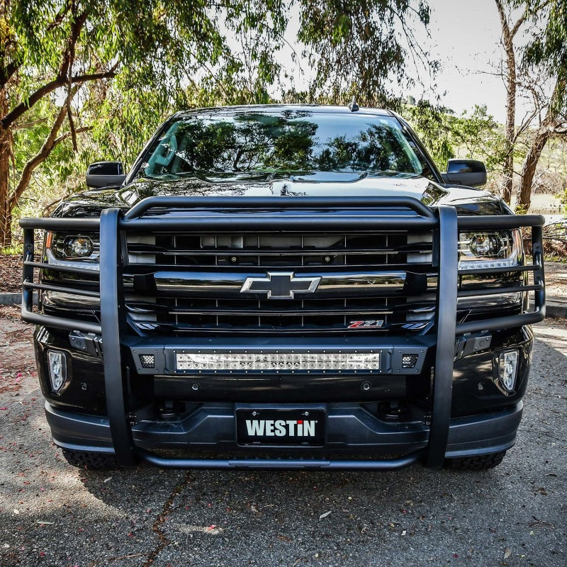 Westin 16+ Chevy Silverado 1500 Sportsman X Grille Guard - Textured Black