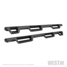 Load image into Gallery viewer, Westin 07+ Chevrolet Silverado 1500 CC 5.5ft Bed HDX Drop W2W Nerf Step Bars - Tex. Blk