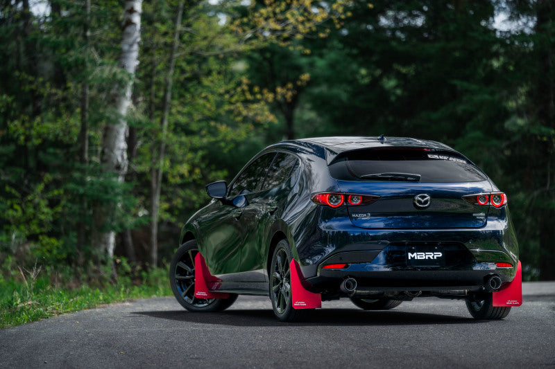 MBRP Mazda 3 Hatchback T304SS 2.5in Axle-Back, Dual Rear Exit w/Carbon Fiber Tips
