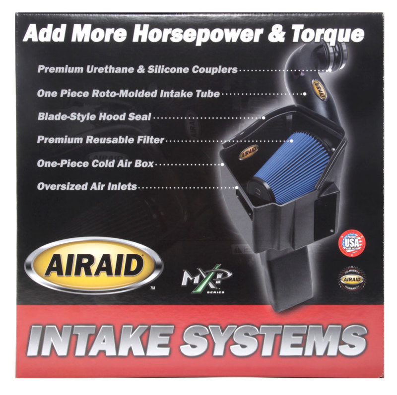 Airaid 11+ Dodge Charger/Challenger MXP Intake System w/ Silicone Tube (Dry / Black Media)
