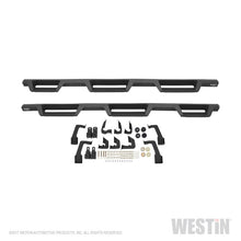 Load image into Gallery viewer, Westin 14+ Chevrolet Silverado 1500 DC 6.5ft Bed HDX Drop W2W Nerf Step Bars - Tex. Blk