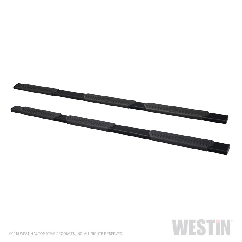 Westin 07+ Chevy Silverado/Sierra Crew Cab (85ft Bed) R5 M-Series Wheel-to-Wheel Nerf Bars - Blk