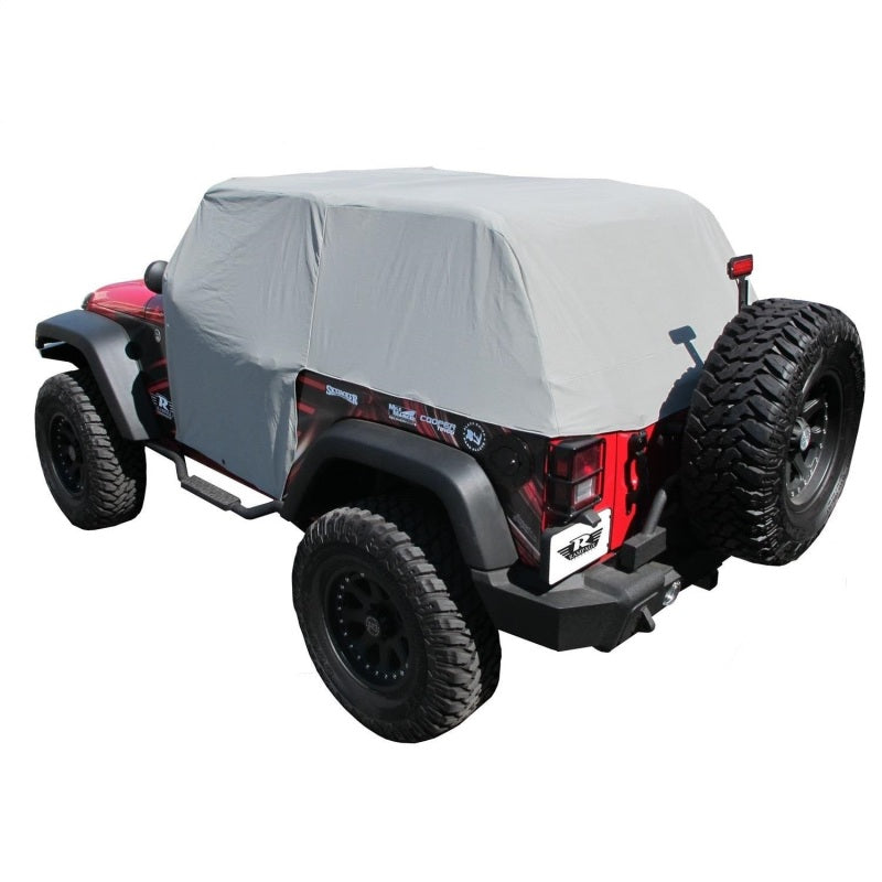 Rampage Jeep Wrangler(JK) Cab Cover With Door Flaps - Grey