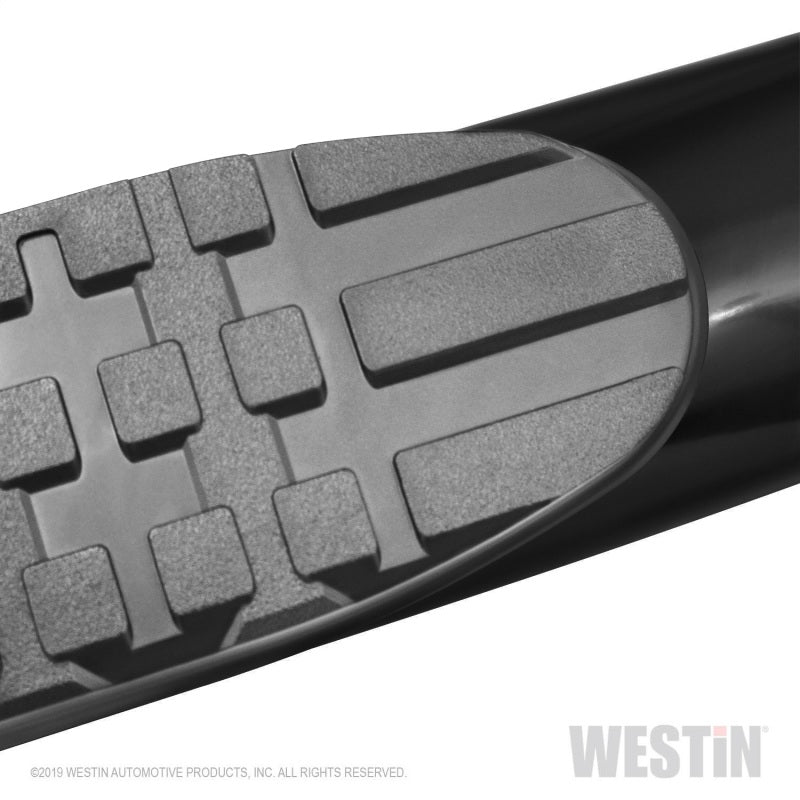Westin 05+ Toyota Tacoma Access Cab PRO TRAXX 4 Oval Nerf Step Bars - Blk