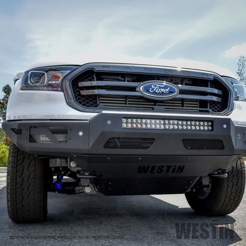 Westin 19+ Ford Ranger Outlaw/Pro-Mod Skid Plate - Tex. Blk