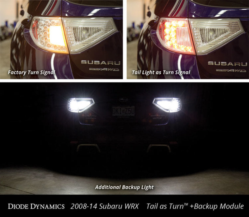 Diode Dynamics 08-14 Subaru WRX/STi Hatchback Tail as Turn +Backup Module (USDM) Module Only