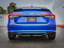 Load image into Gallery viewer, aFe POWER Takeda 22-23 Honda Civic Si I4-1.5L (t) 2.5in to 3in 304 SS CB Exhaust - Blue Flame Tips