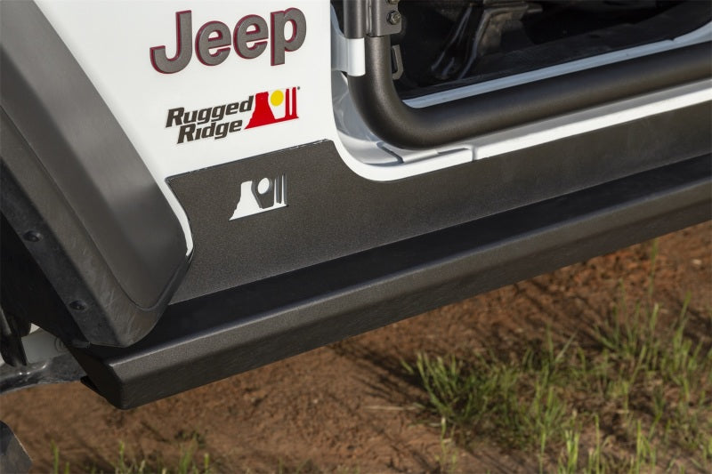 Rugged Ridge XHD Rock Sliders 18-20 Jeep Wrangler JL 4 Door