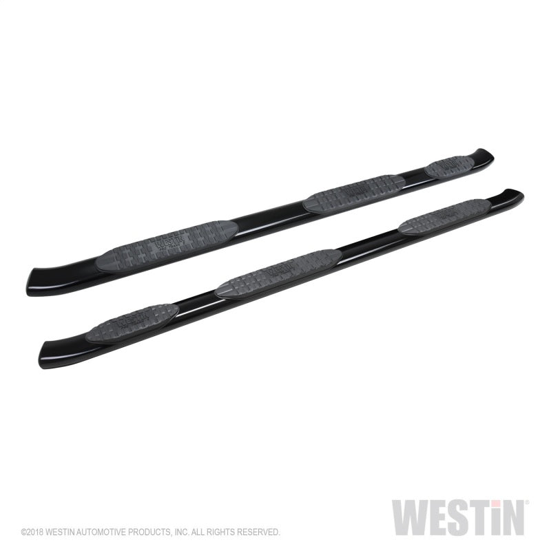 Westin 19+ RAM 1500 Quad Cab 6.5ft Bed (Excl. Classic) PRO TRAXX 5 Oval W2W Nerf Step Bars - Blk