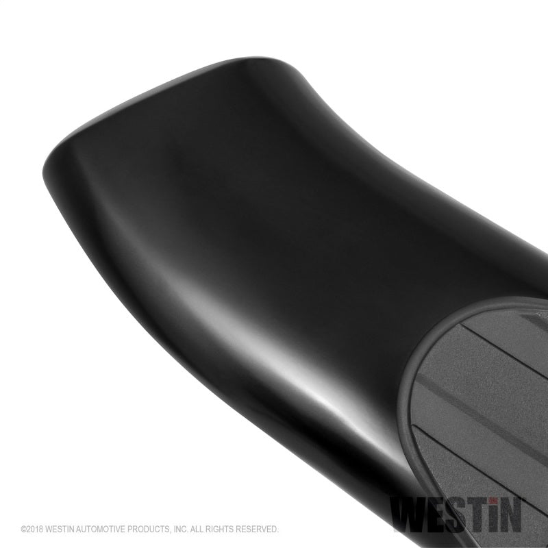Westin Chevrolet Silverado Double Cab w/ 6.5in Bed PRO TRAXX 5 W2W Oval Nerf Step Bars - Black