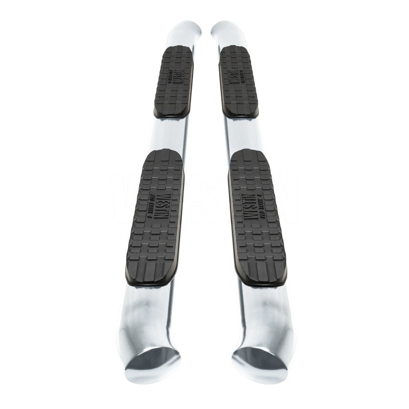 Westin Toyota Tundra Double Cab PRO TRAXX 4 Oval Nerf Step Bars - Stainless Steel