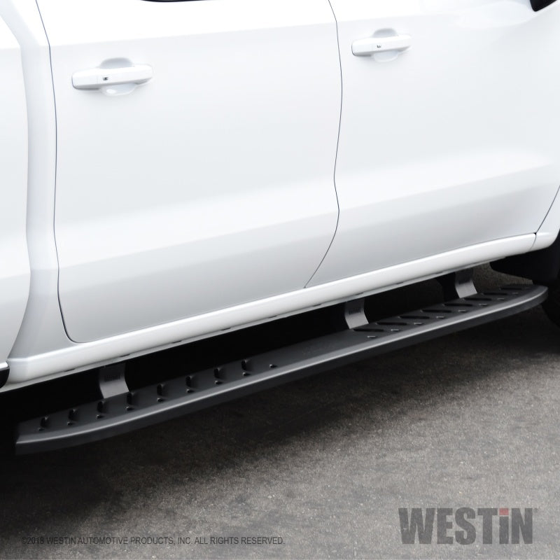 Westin Chevrolet Silverado/Sierra 1500 Crew Cab Thrasher Running Boards - Textured Black