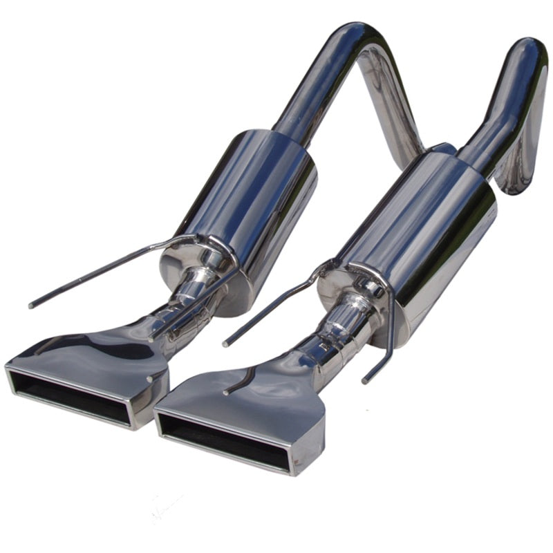 MBRP Chevrolet Corvette Dual Muffler Axle Back Rectangular Tips