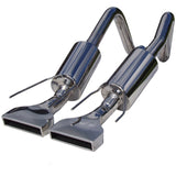 MBRP Chevrolet Corvette Dual Muffler Axle Back Rectangular Tips
