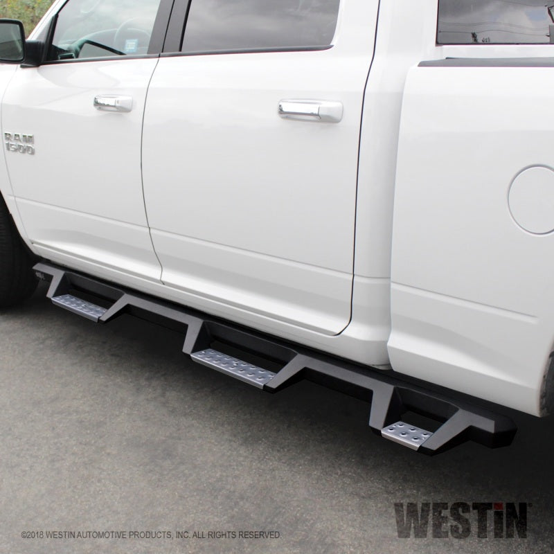 Westin 19+ 1500 Classic CC / 10-23 2500/3500 CC 6.5ft. HDX SS Drop W2W Nerf Step Bars - Tex. Blk