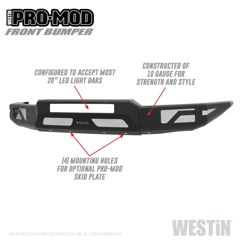 Westin 15+ Chevrolet Colorado Pro-Mod Front Bumper