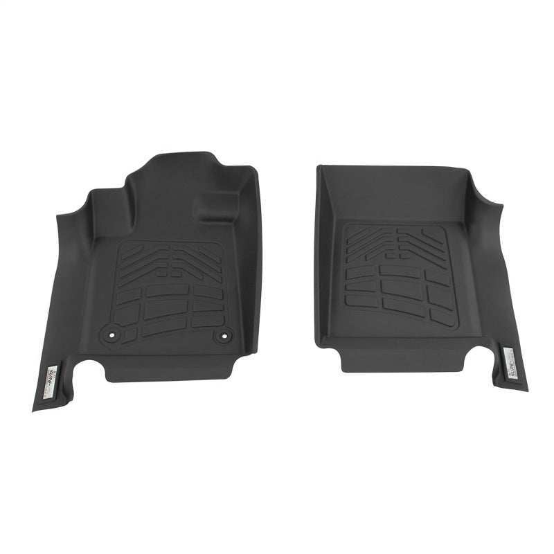 Westin 12+ Ford SD Reg/Supr Cab/Crew (w/DS Foot Pad) Wade Sure-Fit Floor Liners Front - Blk