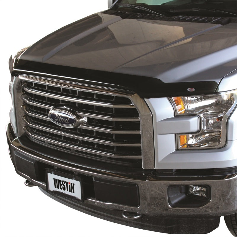 Westin 2015+ Ford F-150 Wade Platinum Bug Shield - Smoke
