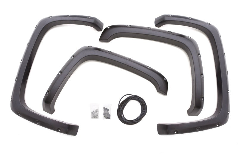 Lund Chevy Silverado 1500 RX-Rivet Style Textured Elite Series Fender Flares - Black (4 Pc.)