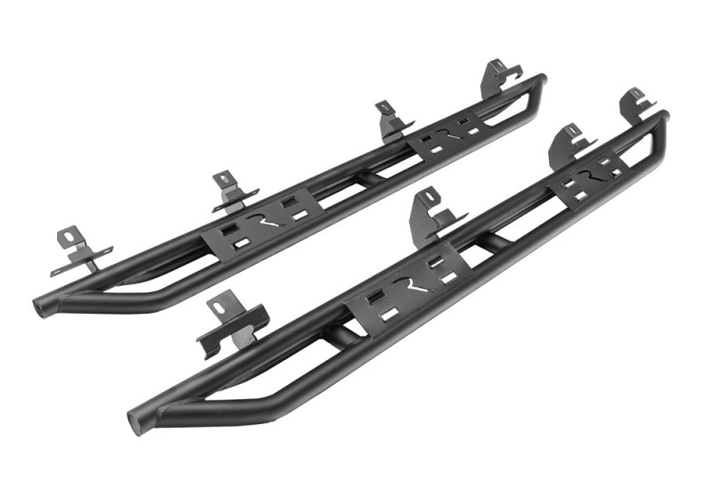 Rampage Jeep Gladiator SRS Sidebar Rock Crawler Steps - Black