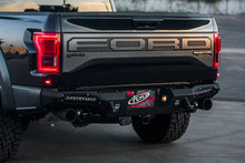 Load image into Gallery viewer, Addictive Desert Designs 17+ Ford F-150 Raptor HoneyBadger Rear Bumper w/ 10in SR LED Mounts