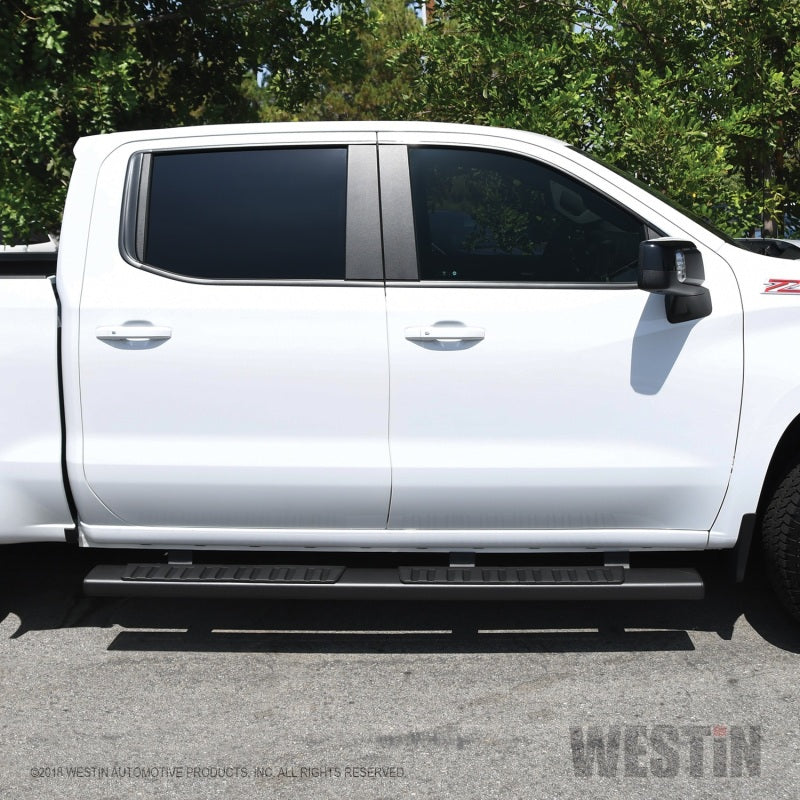 Westin Chevrolet Silverado/Sierra 1500 Crew Cab R7 Nerf Step Bars - Black