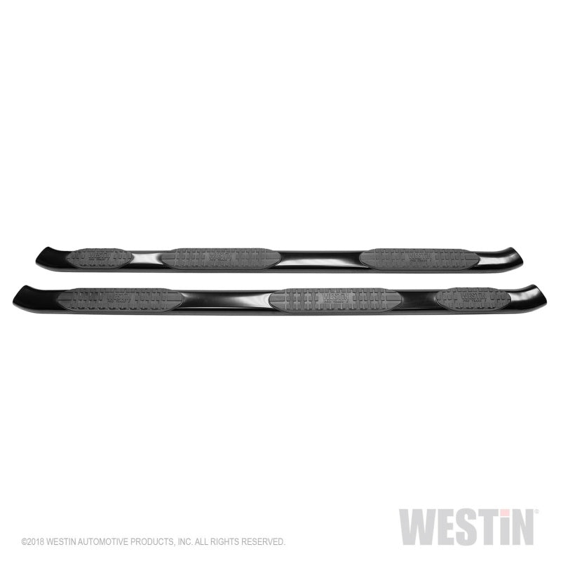 Westin Ford F-250/350 Crew Cab (6.75ft Bed) PRO TRAXX 5 WTW Oval Nerf Step Bars - Black