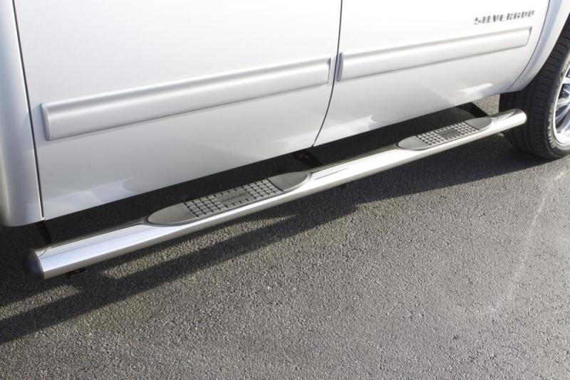 Lund Ford F-150 SuperCrew 4in. Oval Straight SS Nerf Bars - Polished