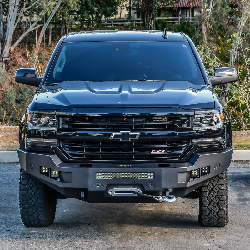 Westin 15+ Chevrolet Silverado 2500/3500 Pro-Series Front Bumper - Textured Black