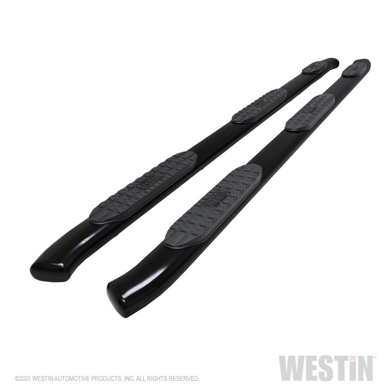 Westin Chevy Silverado 2500/3500 Crew Cab (6.5ft Bed) PRO TRAXX Oval W2W Nerf Step Bars - Black