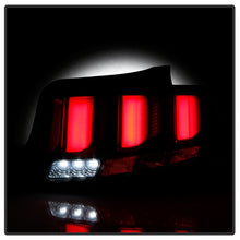 Load image into Gallery viewer, Spyder 10-12 Ford Mustang Light Bar Seq Turn Signal LED Tail Lights - Smoke ALT-YD-FM10-LED-SM