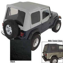 Load image into Gallery viewer, Rugged Ridge S-Top Door Skins Black Tinted Windows Jeep Wrangler YJ