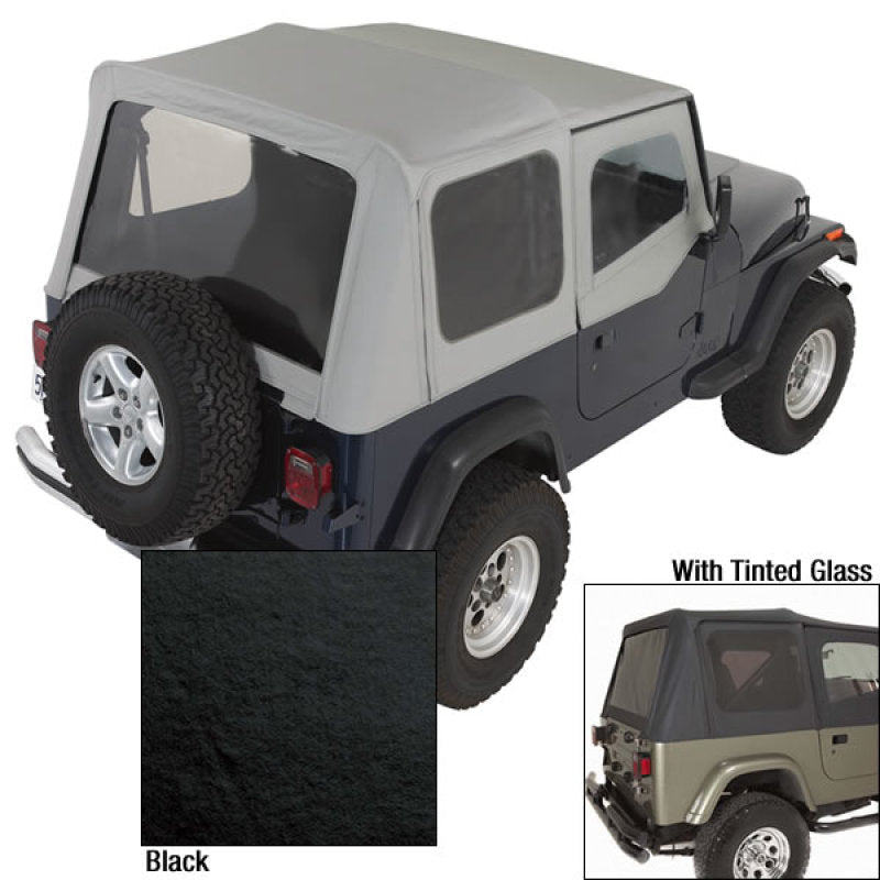Rugged Ridge XHD S-Top Black Tinted Windows Jeep Wrangler YJ