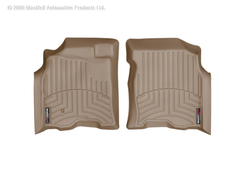 WeatherTech Toyota Tundra Double Cab Front FloorLiner - Tan