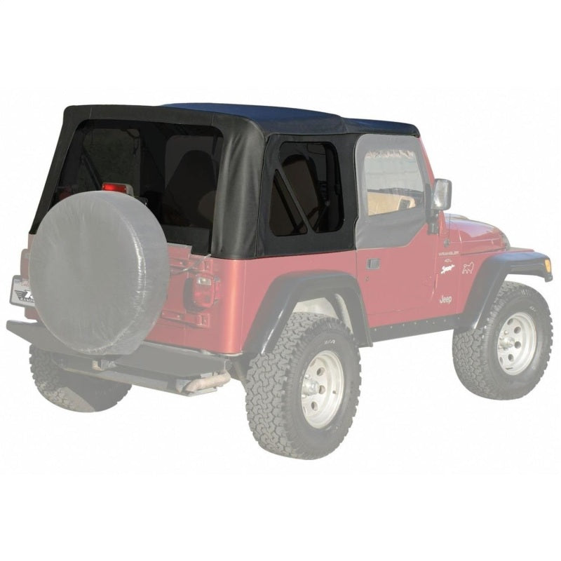 Rampage Jeep Wrangler(TJ) OEM Replacement Top - Black Diamond