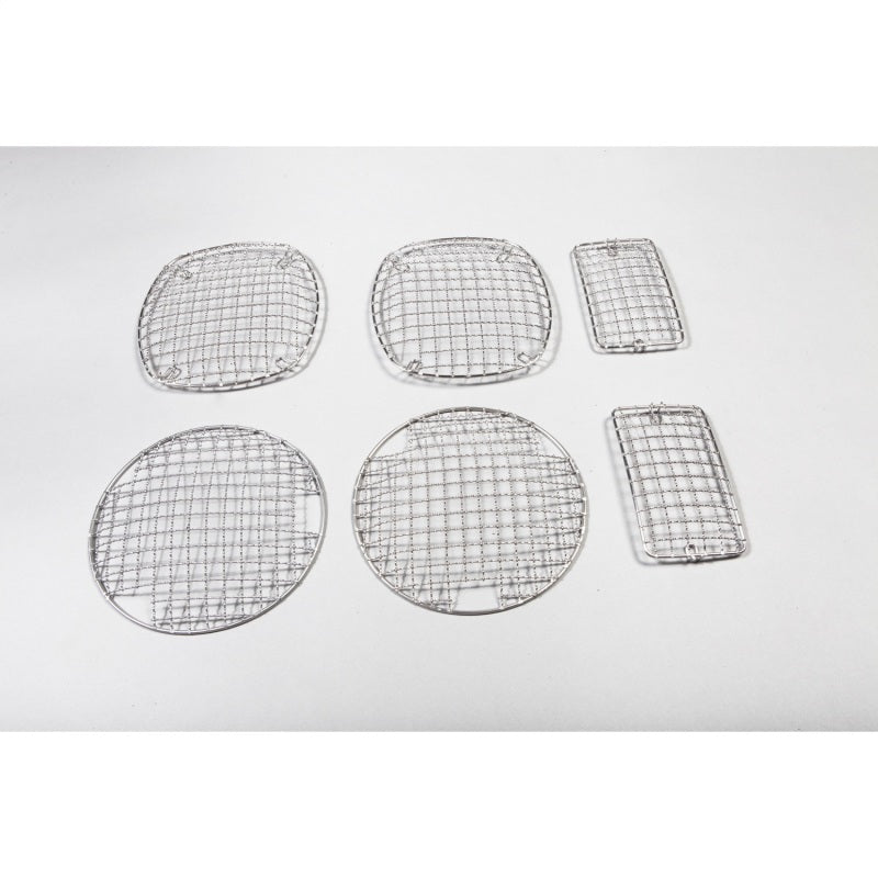 Rugged Ridge Jeep Wrangler TJ Stainless Steel Stone Guard Set