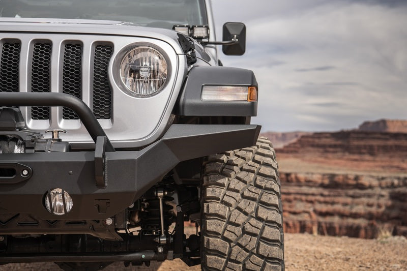 Rugged Ridge HD Bumper Full Width Front Jeep Wrangler JK 18-20 Jeep Wrangler JL 2020 JT