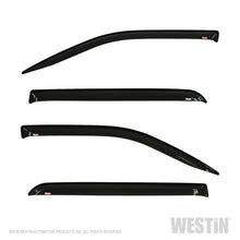 Load image into Gallery viewer, Westin RAM 1500 Crew Cab (Non Classic) Wade Slim Wind Deflector 4pc - Smoke