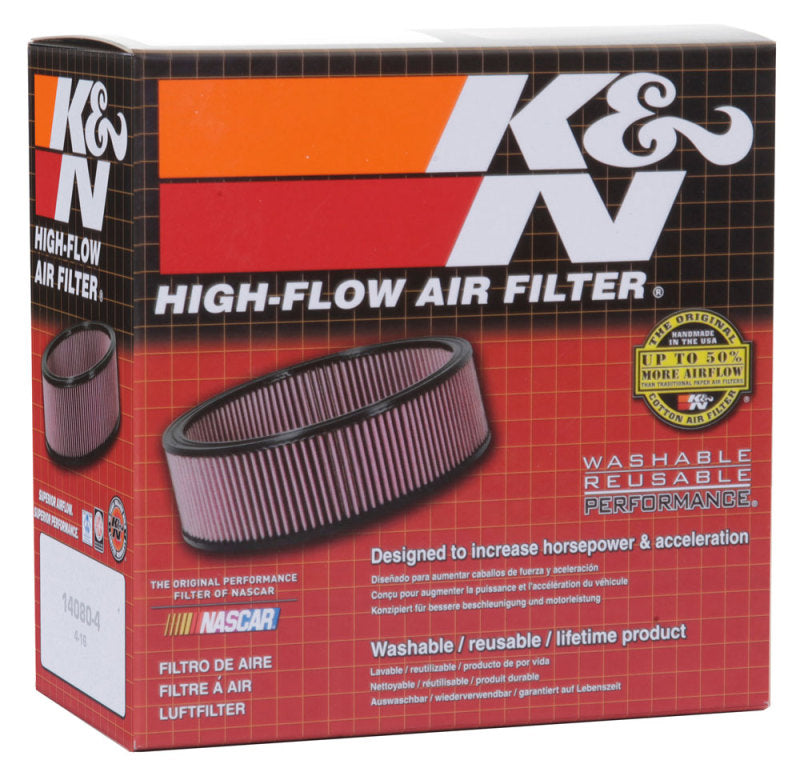 K&N Nissan/Rover Custom Air Filter Bolt-On for Single or Two Barrel Carburetors