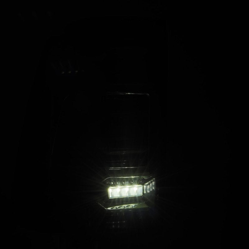 AlphaRex 19+ Dodge Ram 1500 Luxx-Series LED Tail Lights Alpha-Black w/Activ Light/Seq Signal