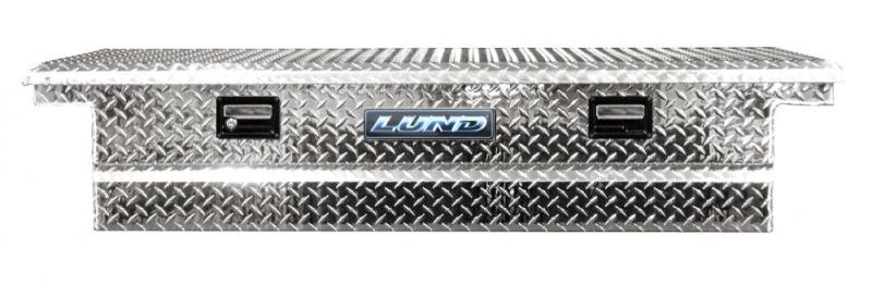 Lund Chevy CK Ultima Low Profile Single Lid Crossover Tool Box - Brite