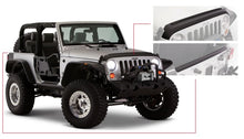 Load image into Gallery viewer, Bushwacker 07-18 Jeep Wrangler Trail Armor Hood and Tailgate Protector Excl Power Dome Hood - Black