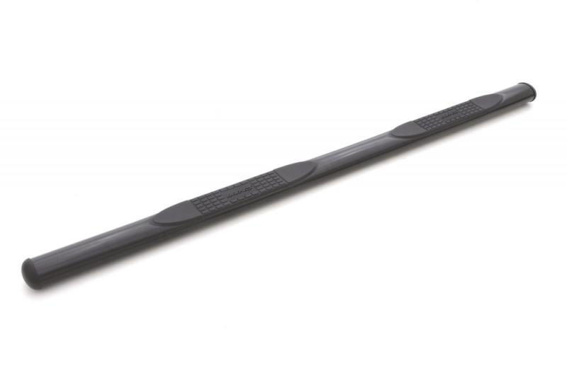 Lund Chevy Silverado 1500 Ext. Cab 4in. Oval Straight Steel Nerf Bars - Black