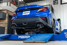 Load image into Gallery viewer, MBRP 2022 Subaru WRX 2.5in Dual Split Rear Exit w/ Quad CF Tips - T304