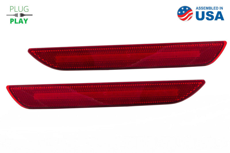 Diode Dynamics 15-21 EU/AU Ford Mustang LED Sidemarkers - Red (Pair)
