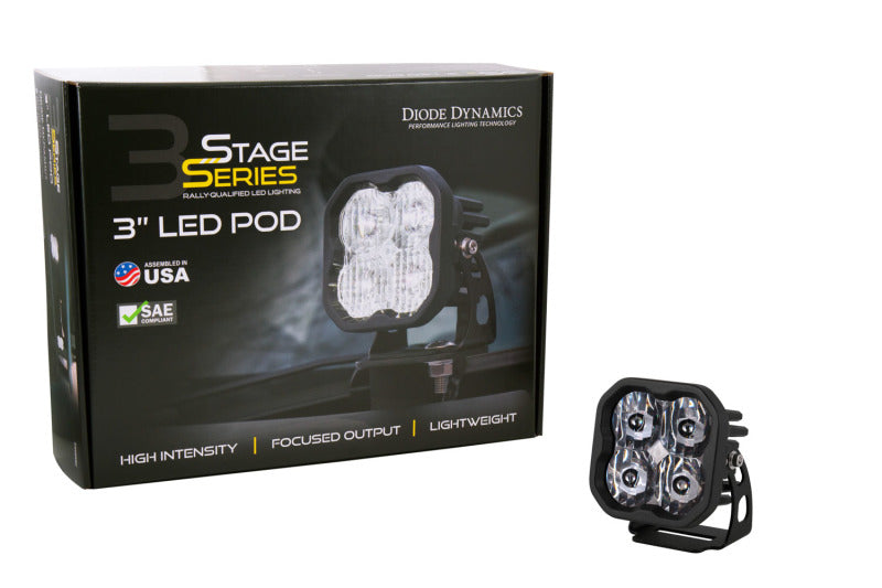 Diode Dynamics SS3 LED Pod Max - White Combo Standard (Single)