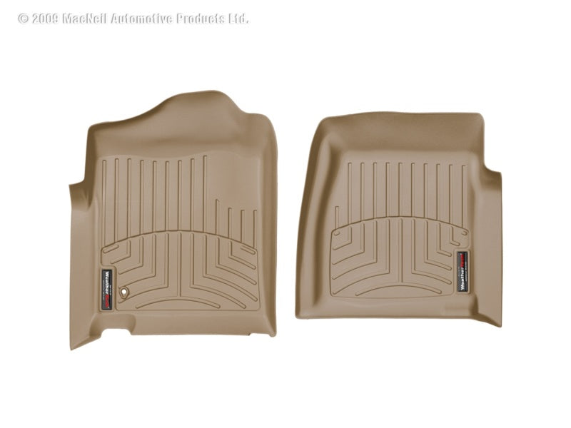 WeatherTech Chevrolet Silverado Standard Cab Classic Front FloorLiner - Tan