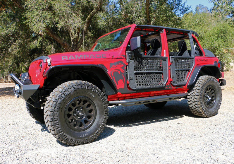 Rampage Jeep Wrangler(JL) Unlimited Sport 4-Door Trail Doors - 4Dr - Black