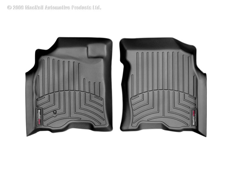 WeatherTech Toyota Tundra Double Cab Front FloorLiner - Black