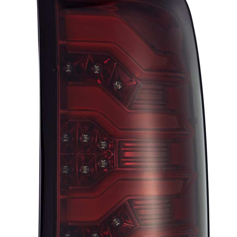 AlphaRex 14-19 GMC Sierra 1500 PRO-Series LED Tail Lights Red Smoke